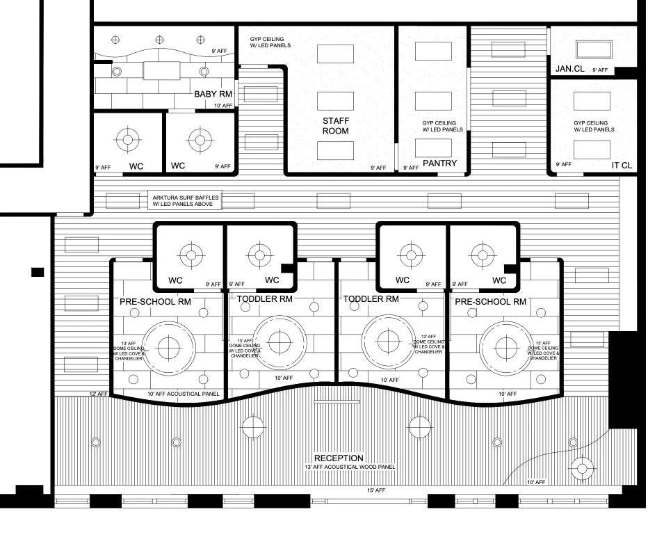 asd daycare center floor plan